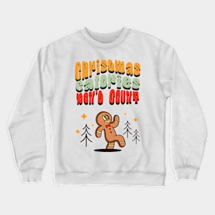 gingerbread man retro character Crewneck Sweatshirt